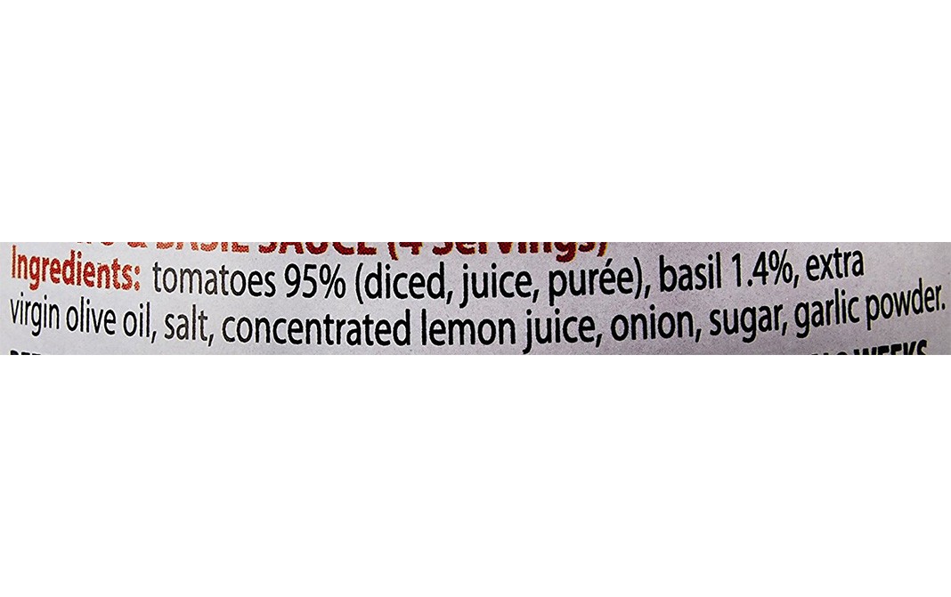 Sacla Tomato & Basil Sauce    Glass Jar  420 grams